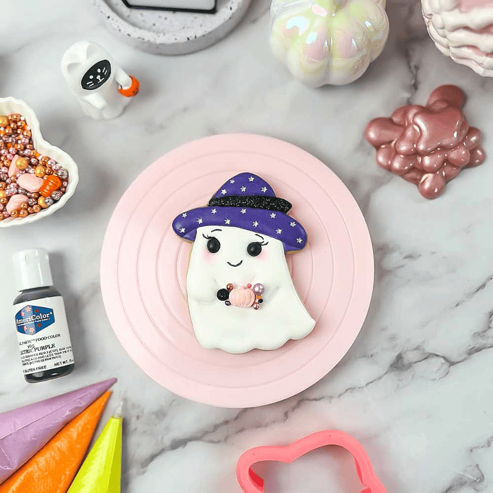 Cortador para Galletas Fantasma Cute - 9cm 2
