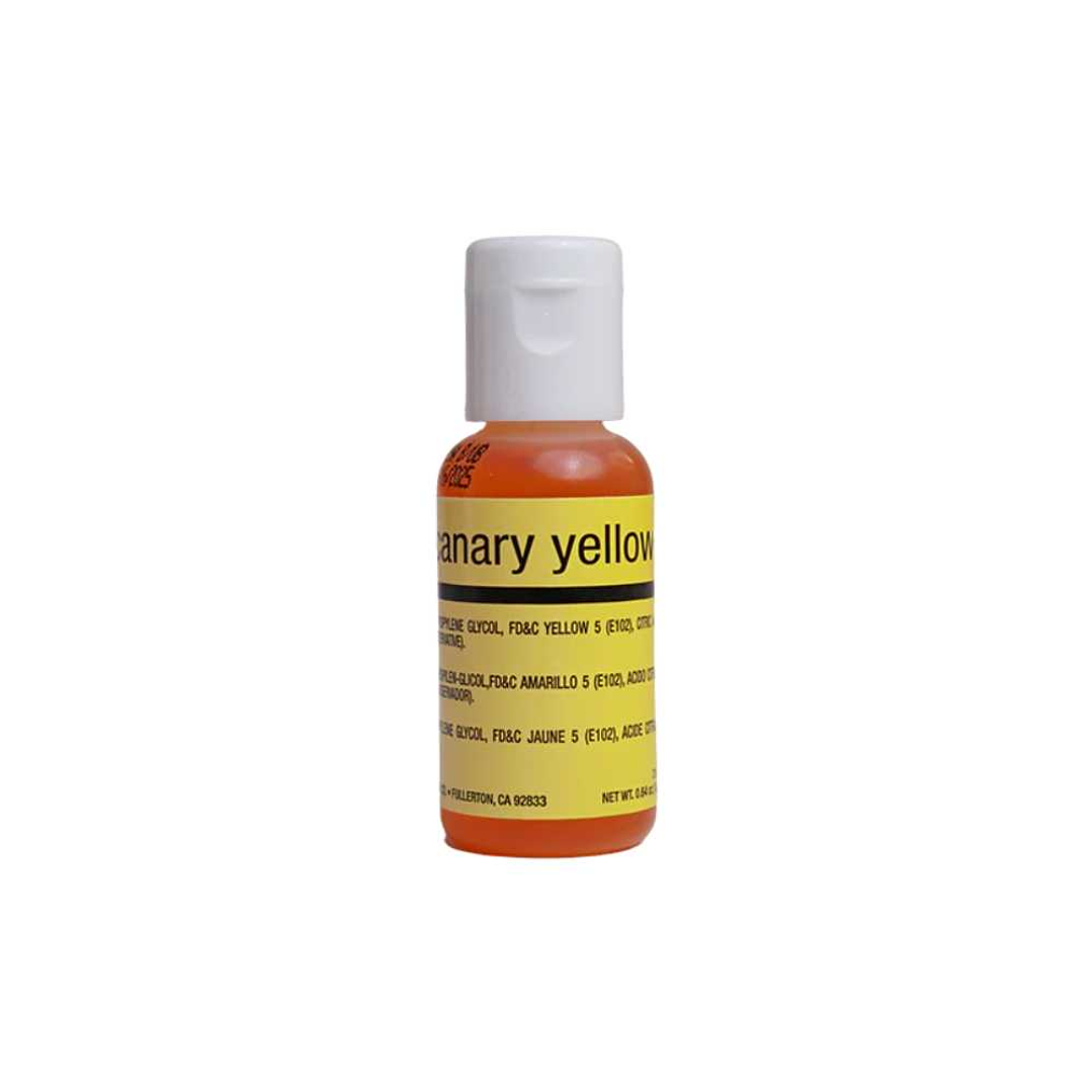 Colorante para Aerógrafo Chefmaster – Canary Yellow 18g 1