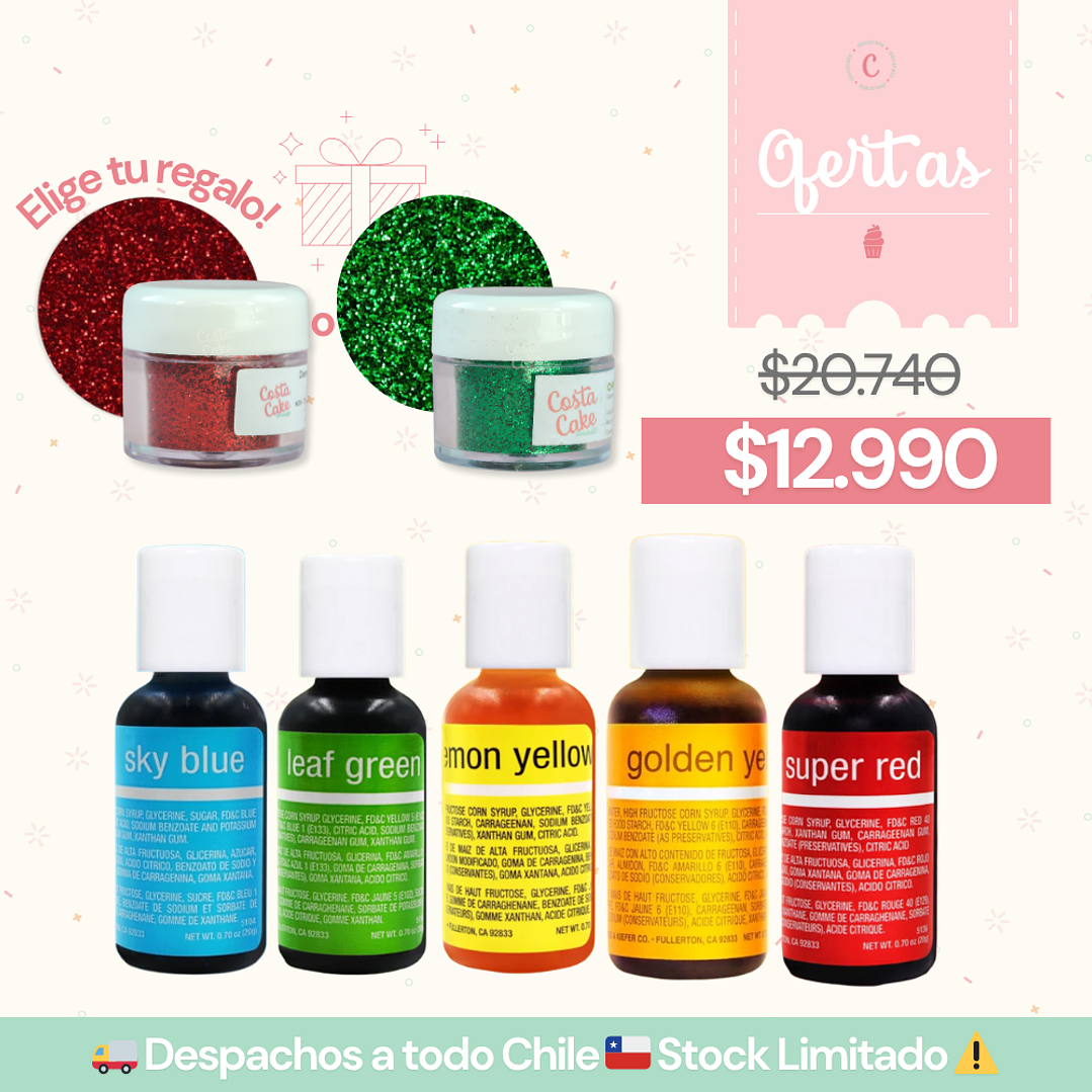 Set Oferta para decorar - 5 colores + diamantina regalo 1