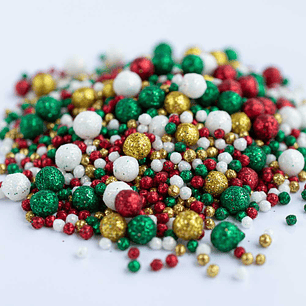 Mix Perlas Diamantadas Navidad - 30 gr