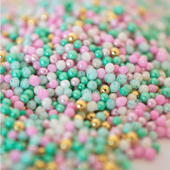 Mix Mini Perlas Navidad Pastel - 30 gr 1