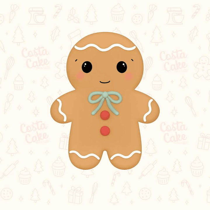 Cortador para Galletas - Muñeco de Jengibre 8,5 cm 1