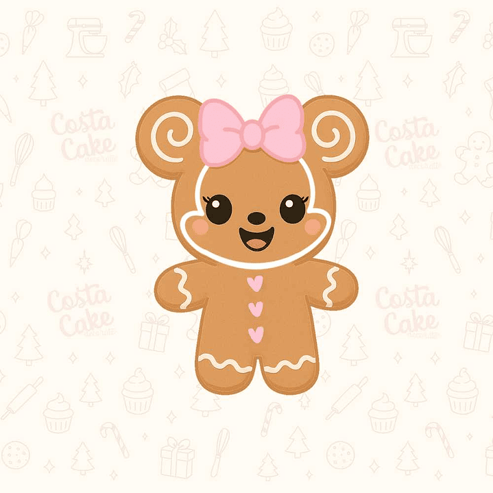 Cortador para Galletas - Minnie Jengibre 8.8 cm 1