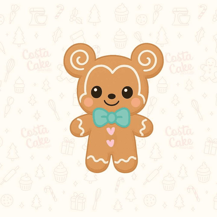 Cortador para Galletas - Mickey Jengibre 8.8 cm 1