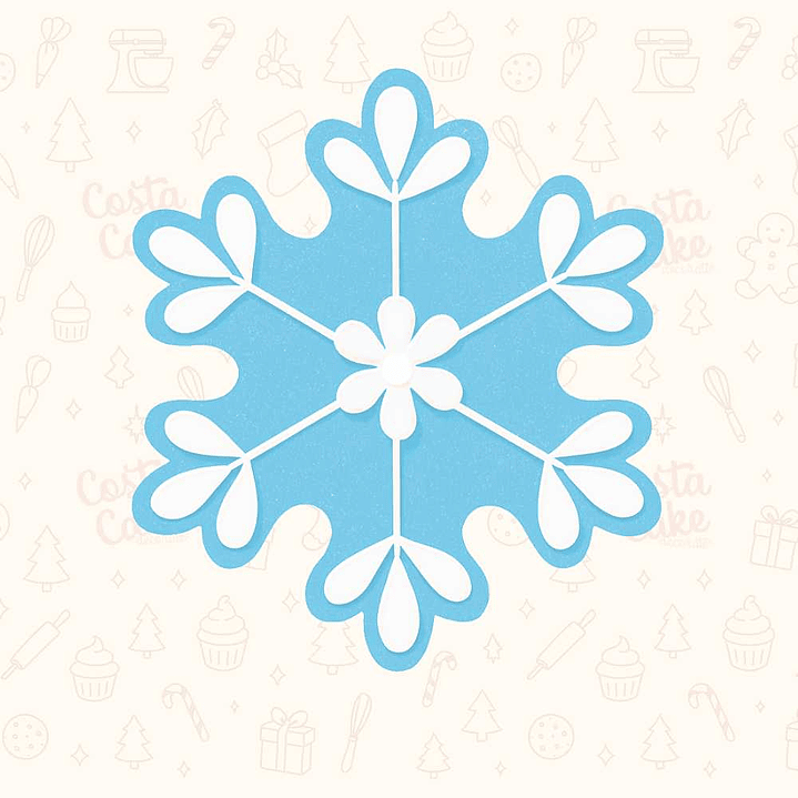 Cortador para Galletas - Copo de Nieve 8,5 cm 1