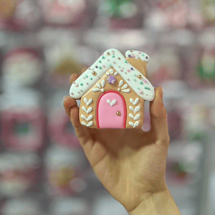 Cortador para Galletas - Casita Navideña 8,5 cm 2