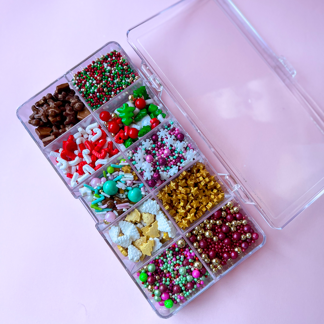 Cajita de Sprinkles Surtidos Navideños 200g 3