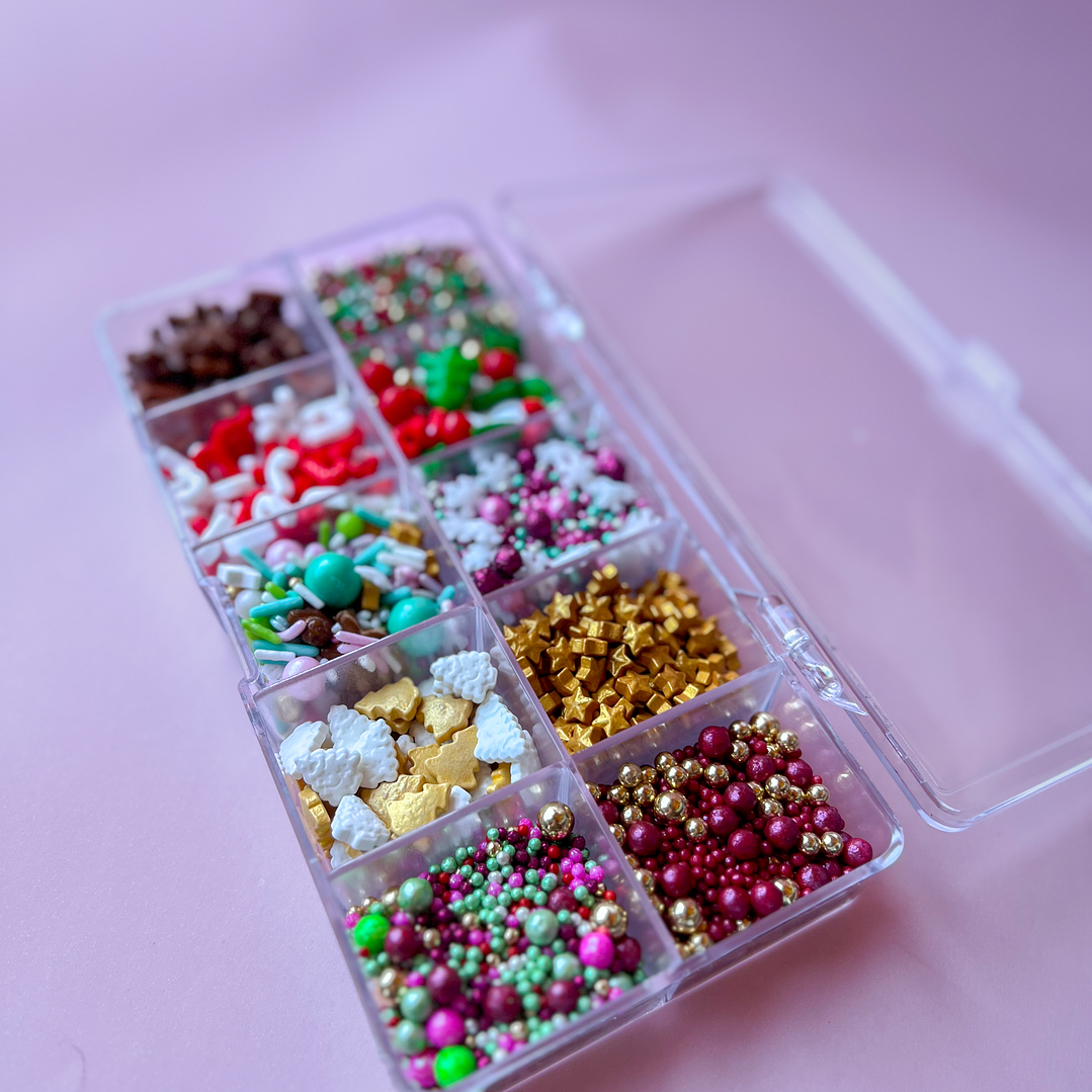 Cajita de Sprinkles Surtidos Navideños 200g 4