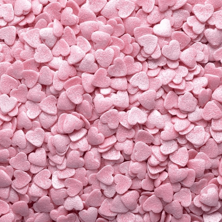 Sprinkles Mix Corazones Perlados Rosados 30gr 1