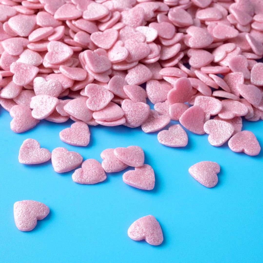 Sprinkles Mix Corazones Perlados Rosados 30gr 2