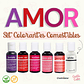 Set Amor 6 Colores Liqua-Gel Chefmaster 20mL - Miniatura 1