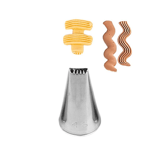 Boquilla Lisa y Rizada #46 - Ateco