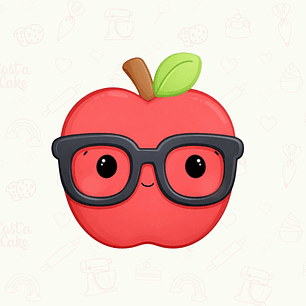 Cortador de Galletas Manzana Cute 8,5 cm