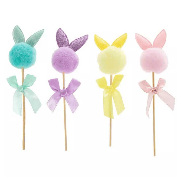 Mini Topper 3D - Conejitos Pastel 1