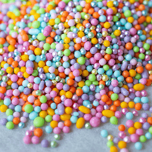 Mix mini perlas - Colorida Matte & Perlada 30gr