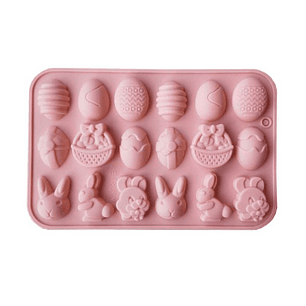 Molde de silicona Pascua 18 figuras