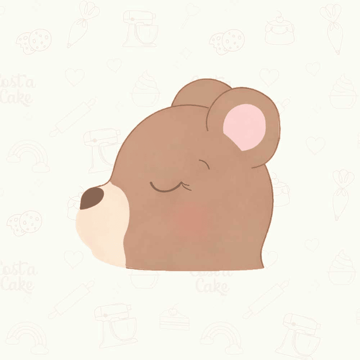 Set cortador Oso Madre e Hijo 9 cm 3