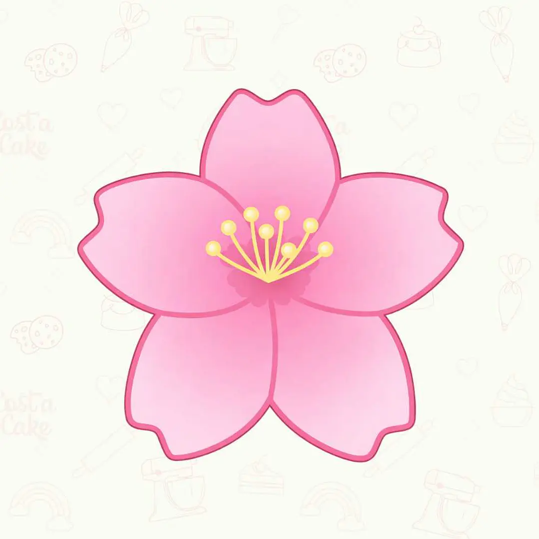 Cortador Flor Sakura 7,8 cm 1