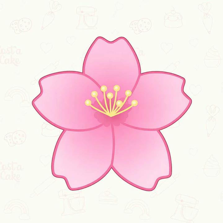 Cortador Flor Sakura 7,8 cm 1