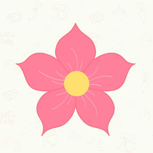 Cortador Flor puntiaguda 7,5 cm