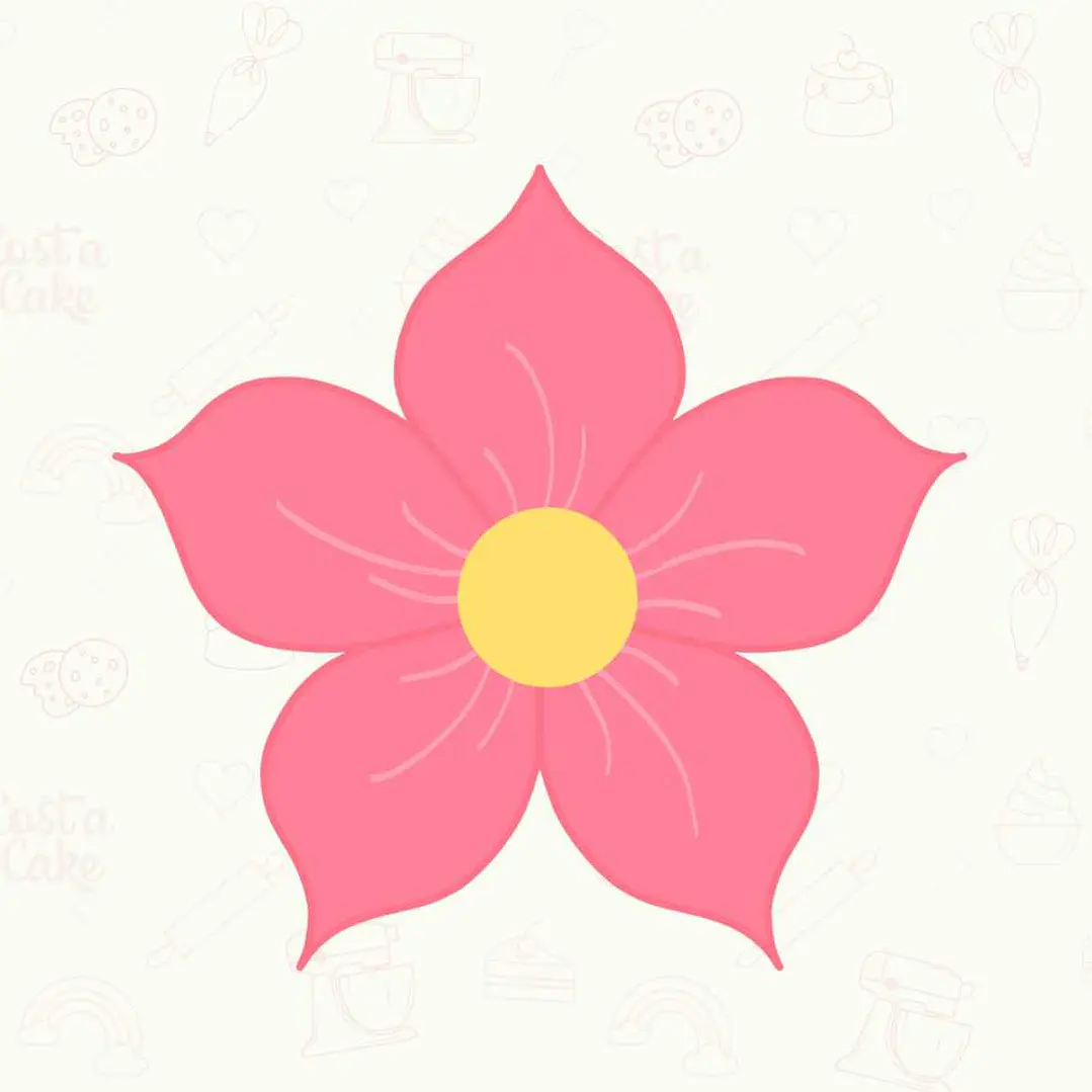 Cortador Flor puntiaguda 7,5 cm 1