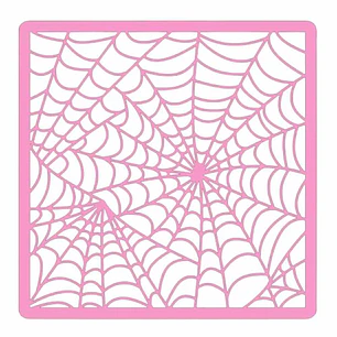 Stencil Halloween - Telaraña