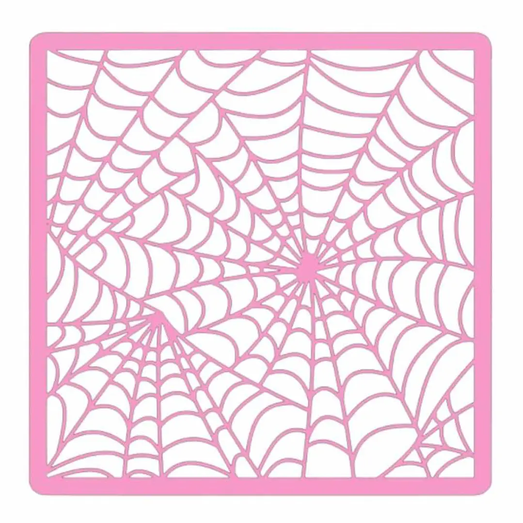 Stencil Halloween - Telaraña 1