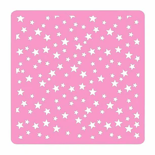 Stencil para Galletas - Patrón estrellitas
