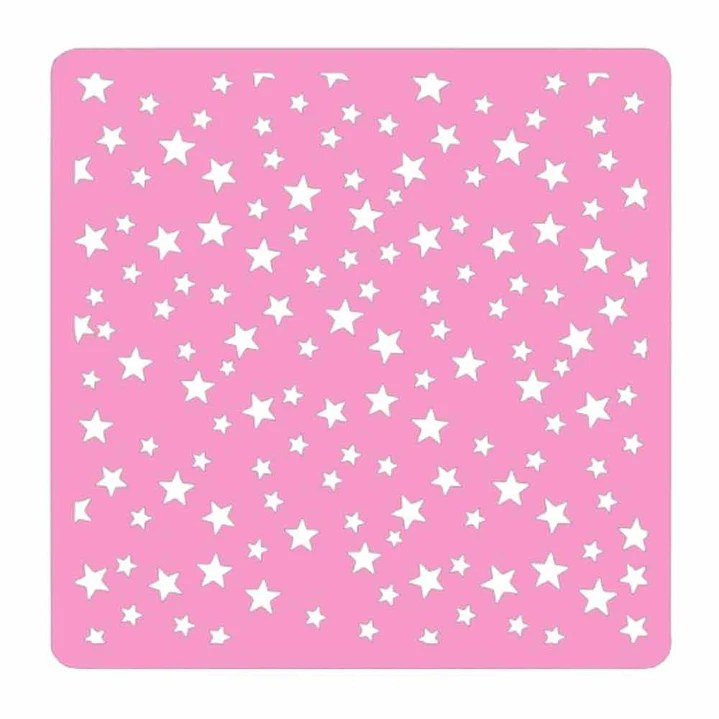 Stencil para Galletas - Patrón estrellitas 1