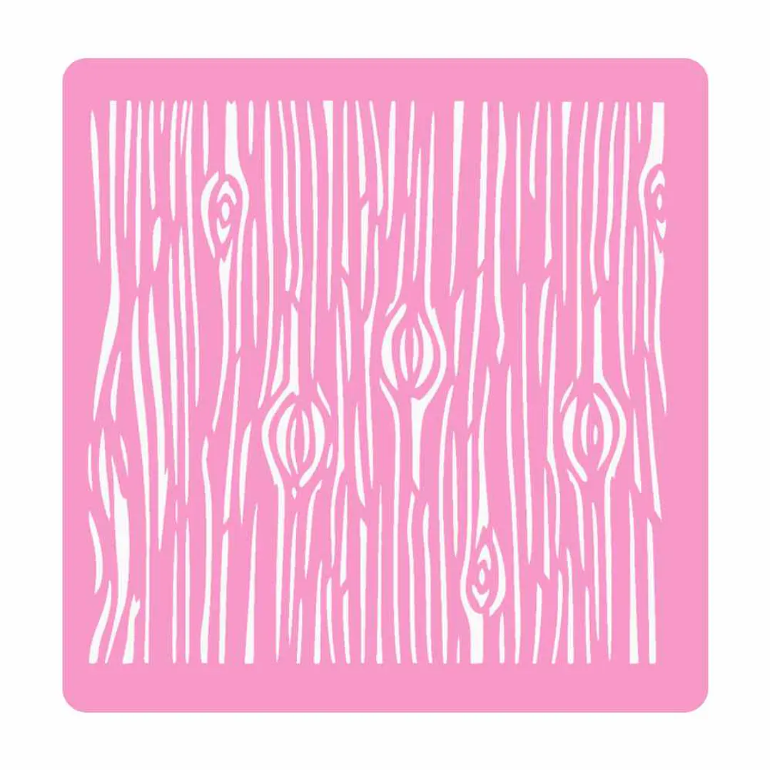 Stencil para Galletas - Patrón tronco de árbol 1