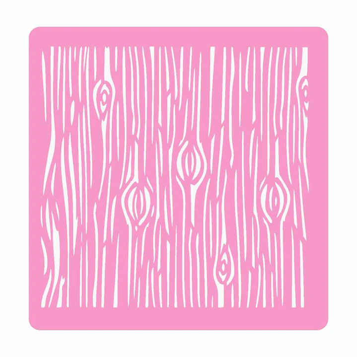 Stencil para Galletas - Patrón tronco de árbol 1