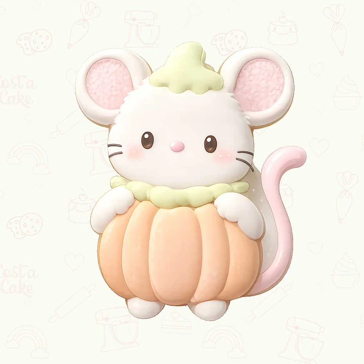 Cortador para Galletas Ratoncito en Calabaza 8cm 1