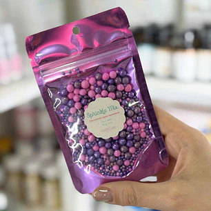 Mix Mini Perlas - Lilac and Pink 30gr