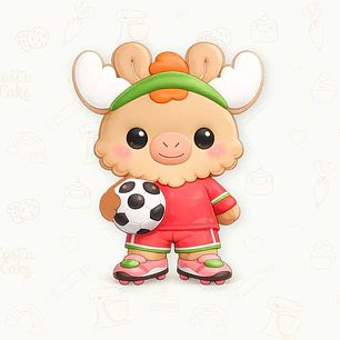 Cortador para Galletas Mascota Alce 10cm