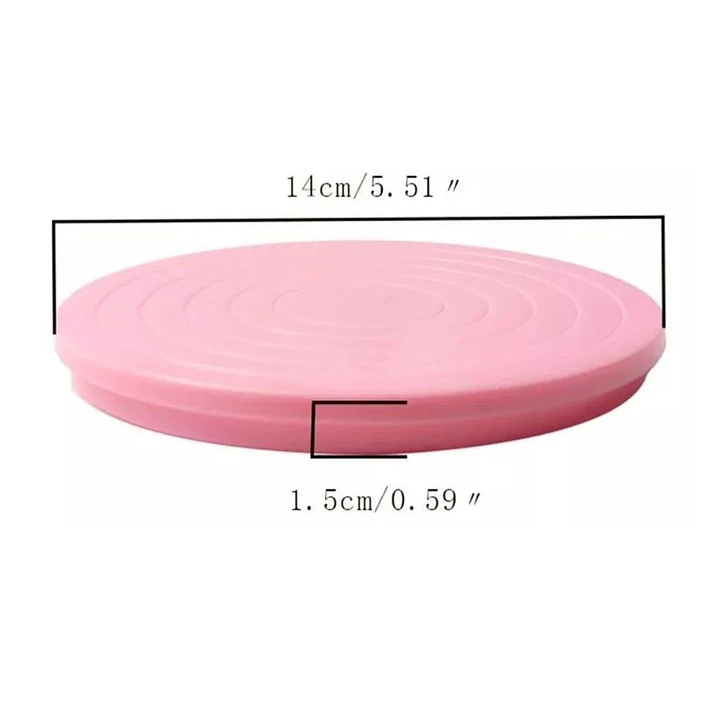 PROMOCIÓN PACK X2 Giratoria Rosada para Galletas 14cm 3
