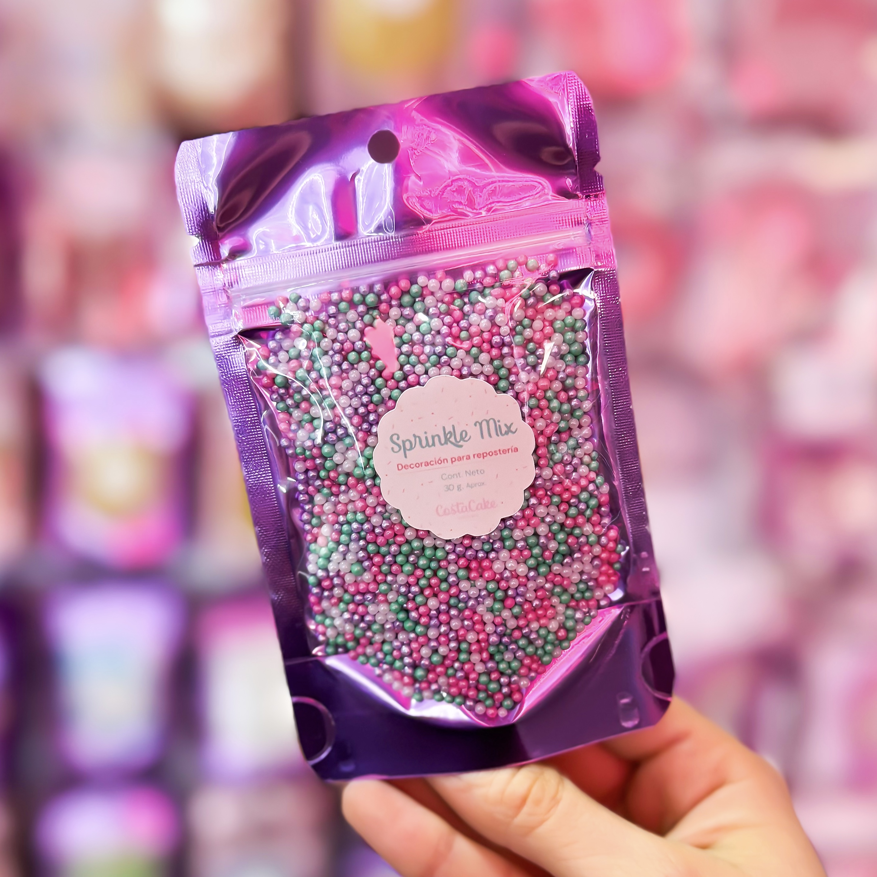 Mix Mini Perlas - Bubble Gum 30gr