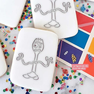 Stencil Pinta tu galleta - Forky