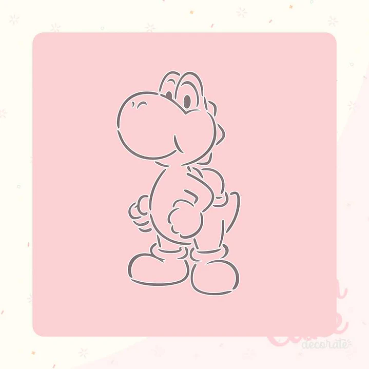 Stencil Pinta tu galleta - Yoshi 1