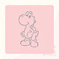 Stencil Pinta tu galleta - Yoshi - Miniatura 1