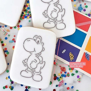 Stencil Pinta tu galleta - Yoshi