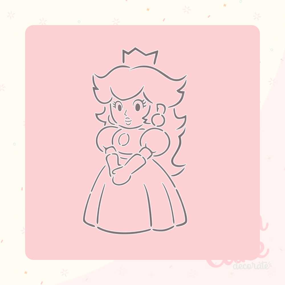 Stencil Pinta tu galleta - Peach