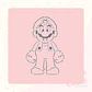 Stencil Pinta tu galleta - Mario  - Miniatura 1