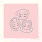 Stencil Pinta tu galleta - Guerreras K-pop - Miniatura 1