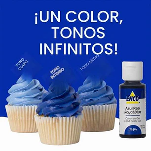 Colorante ENCO Azul Real - 250g