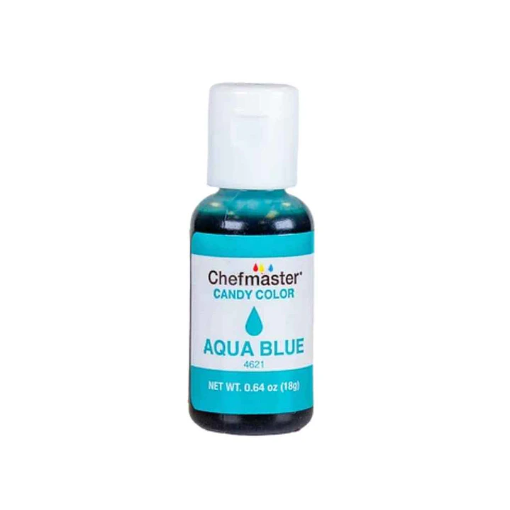 Colorante Liposoluble Aqua Blue Chefmaster 18 gr – Para Chocolate 1