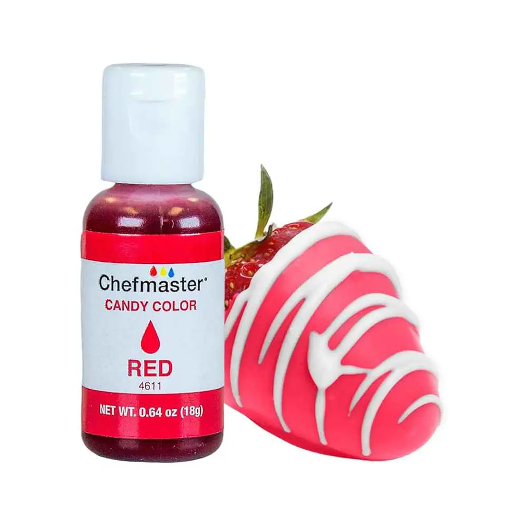 Colorante Liposoluble Rojo Chefmaster 18 gr – Para Chocolate 2