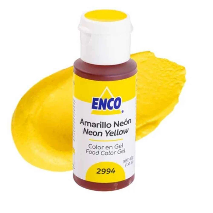 Colorante ENCO Amarillo Neón - 40g 1