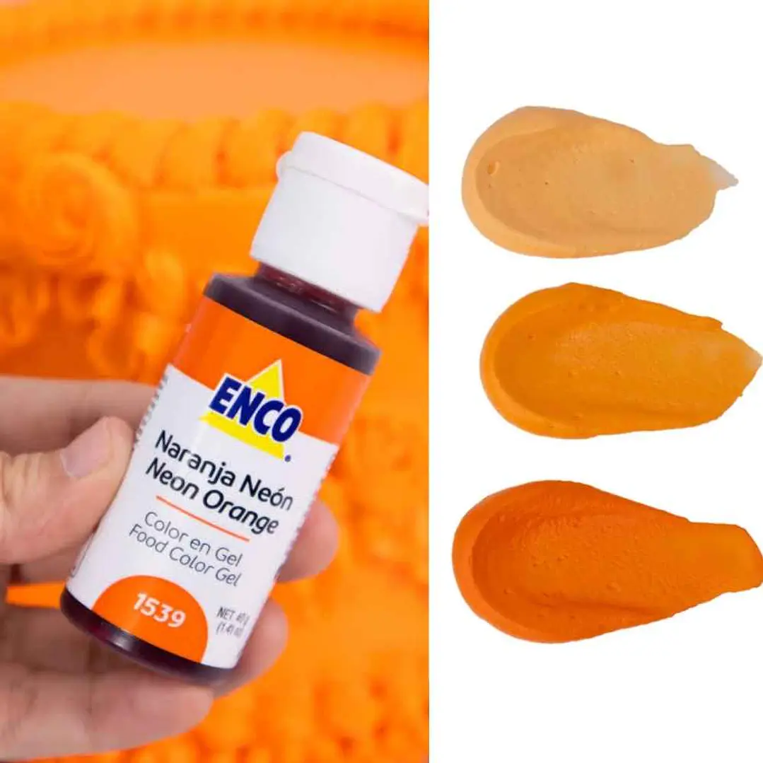 Colorante ENCO Naranja Neón - 40g 2