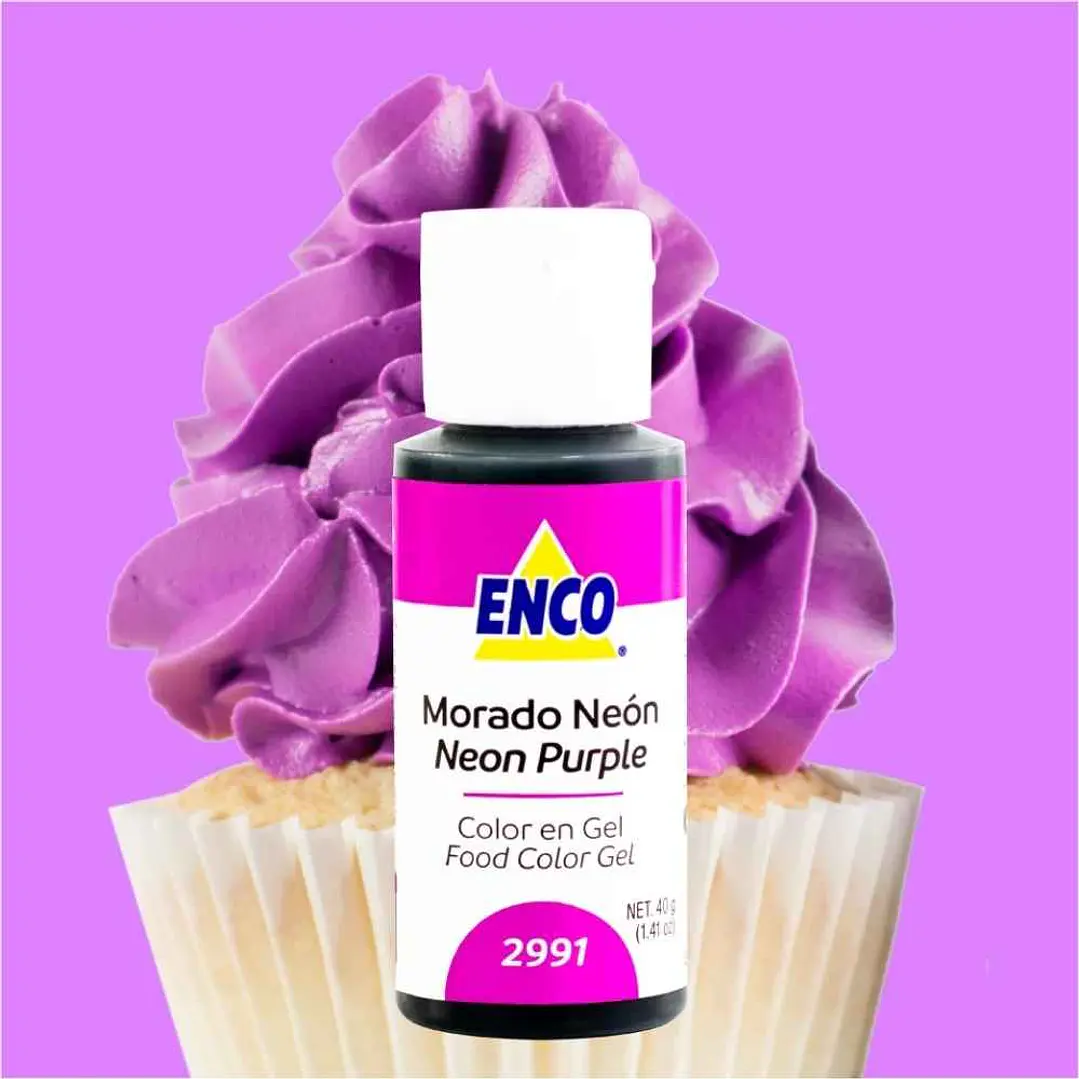 Colorante ENCO Morado Neón - 40g 2