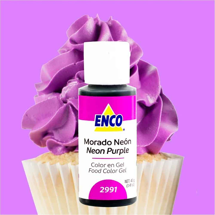 Colorante ENCO Morado Neón - 40g 2